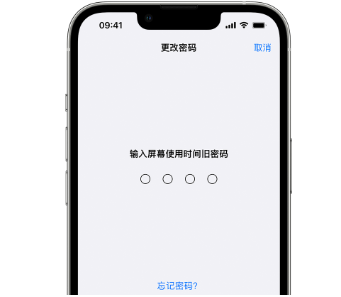 嵩县iPhone屏幕维修分享iPhone屏幕使用时间密码忘记了怎么办 