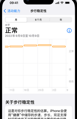 嵩县iPhone手机维修如何在iPhone开启'步行稳定性通知'