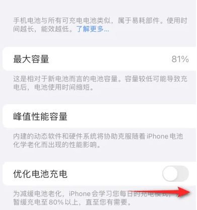 嵩县苹果15维修分享iPhone15充电到80%就充不进电了怎么办 