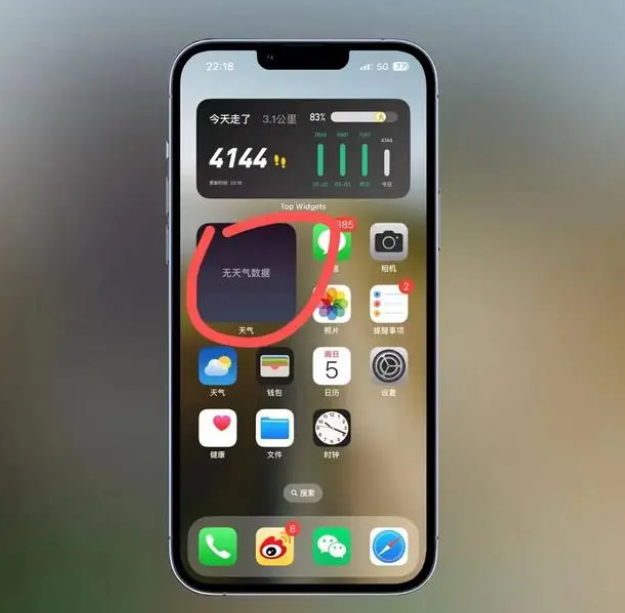 嵩县苹果手机维修分享:iOS16主屏幕天气小组件无法正常工作怎么办？ 