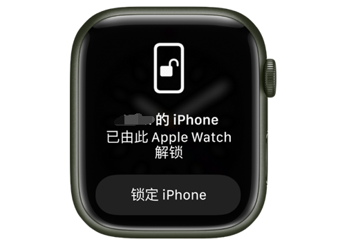 嵩县苹果手机维修分享用 AppleWatch 解锁配备面容 ID 的 iPhone方法 