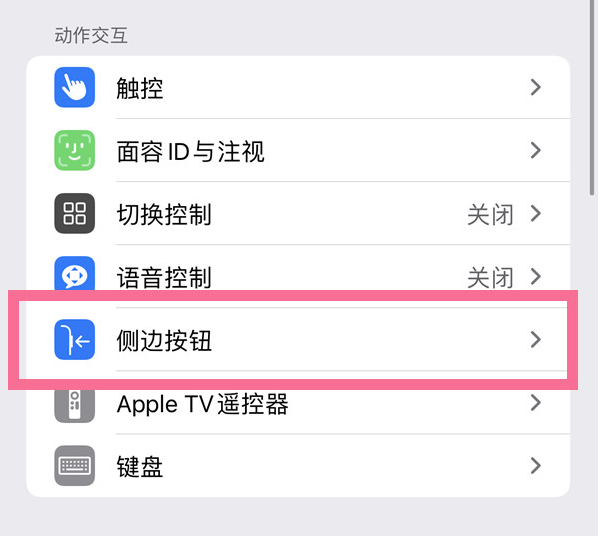 嵩县苹果14维修店分享iPhone14 Plus侧键双击下载功能关闭方法 