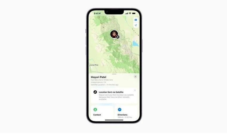 嵩县苹果14维修分享iPhone14系列中 FindMy功能通过卫星分享位置方法教程 