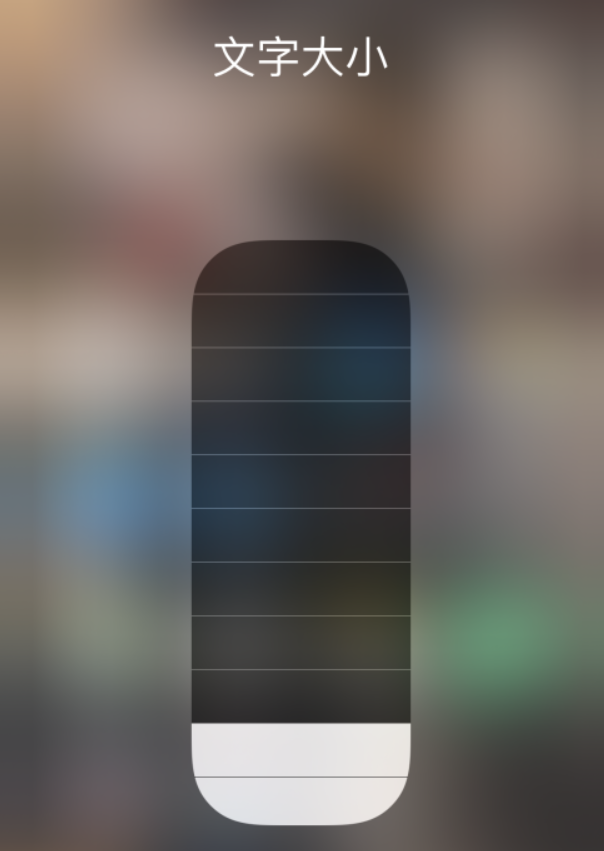 嵩县苹果手机维修分享小技巧：在 iPhone 控制中心快速调节字体大小 